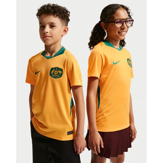 Australia 2026 Home Stadium Big Kids' Jersey (Custom)