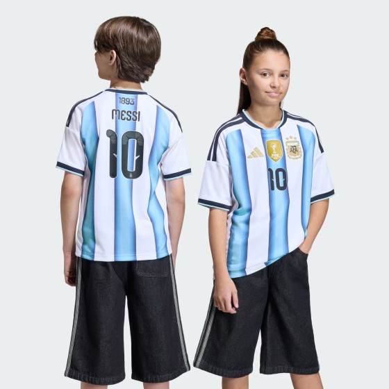 Argentina 26 Home Messi 10 Kids Fan Jersey