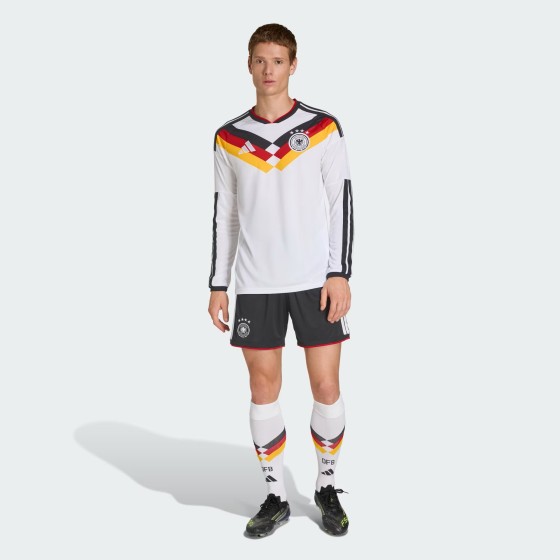 Germany 26 Home Long Sleeve Fan Version Jersey (Customizable)